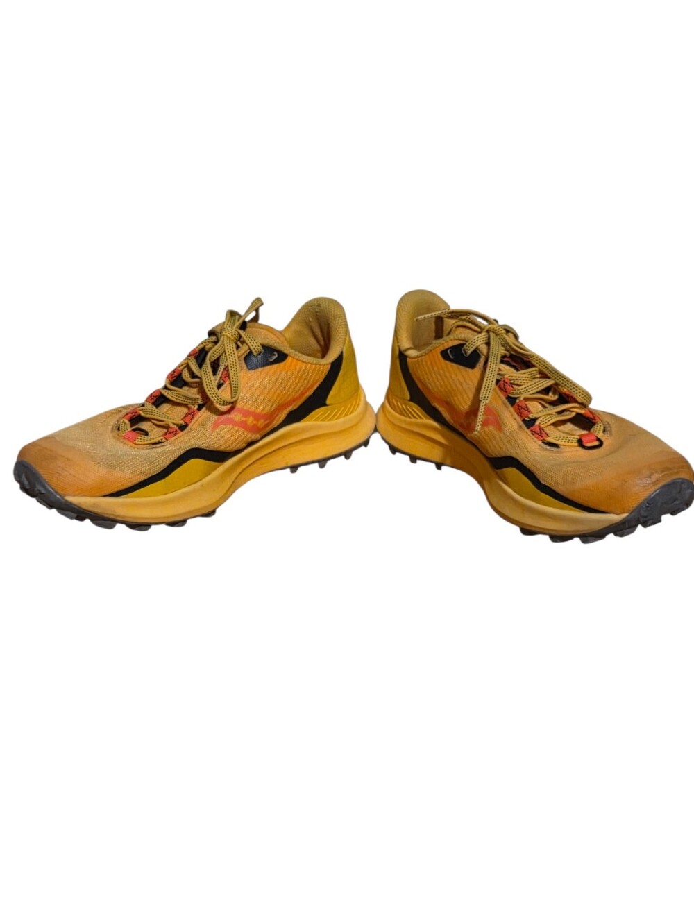 Saucony Peregrine 12 Trail Running Shoes Womens Size 7 Yellow PWRRUN S10737-16 - Picture 2 of 11